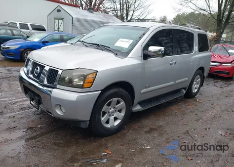 2007 Nissan Armada Le from USA, damaged, VIN 5N1AA08A67N716425